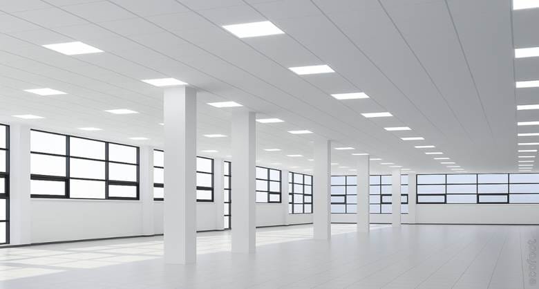 Commercial LED lighting upgrade in office under Victorian energy rebate program