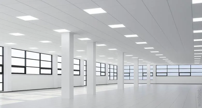 Commercial LED lighting upgrade in office under Victorian energy rebate program