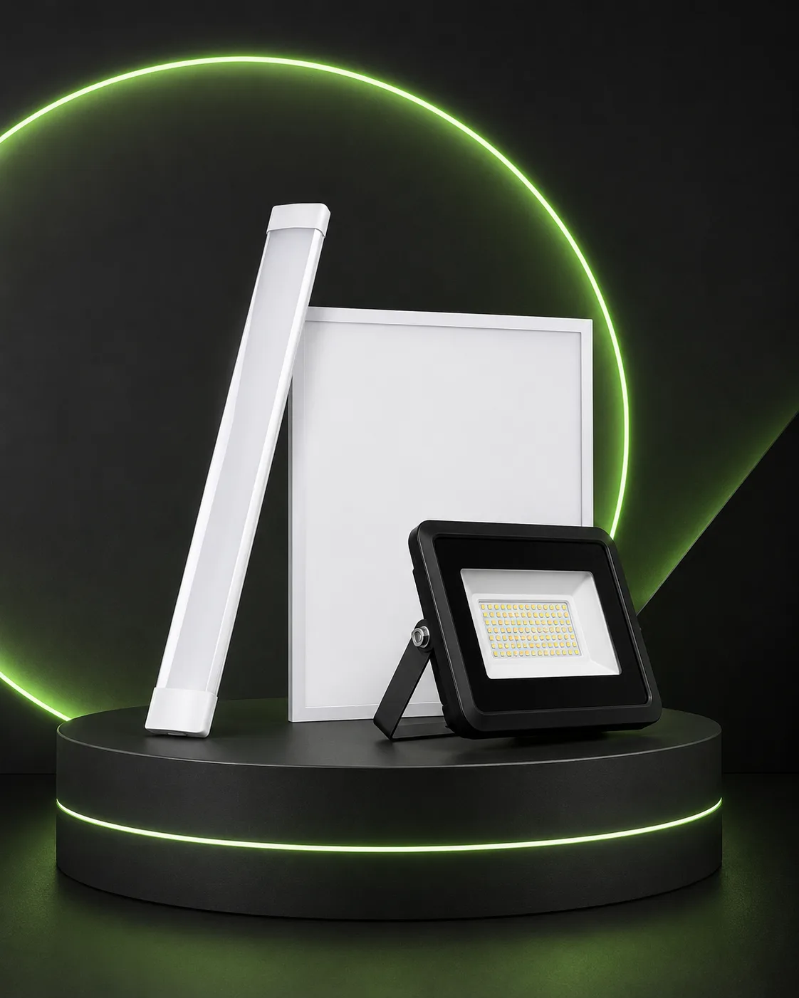Commercial LED batten, panel and ERS Thunder flood light upgrade in Melbourne