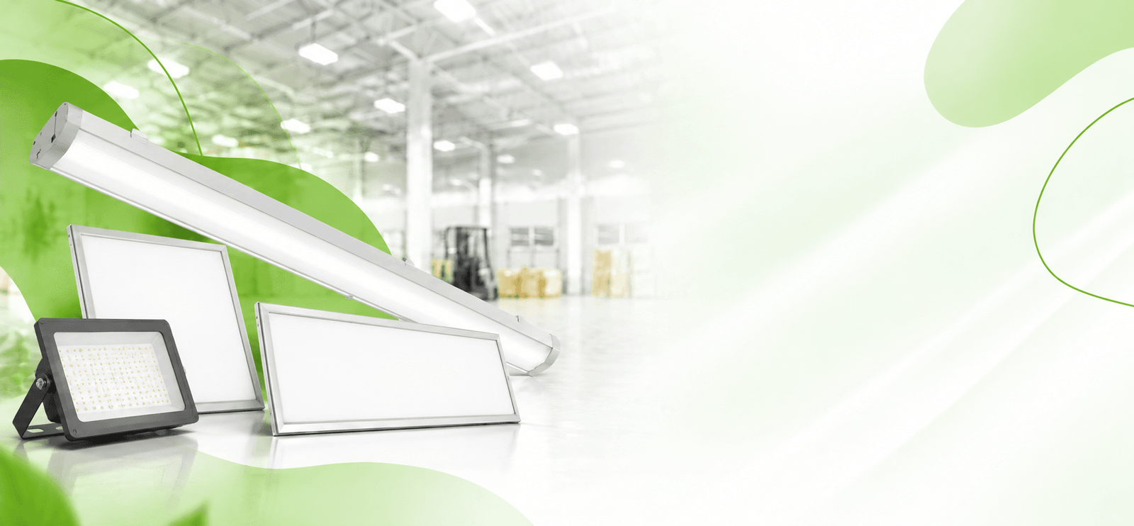 Commercial LED lighting upgrades in Victoria with LED battens, panels and floodlights