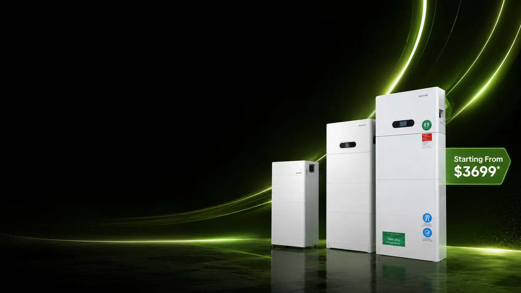 SOFAR 30kWh home battery system with hybrid inverter in Melbourne