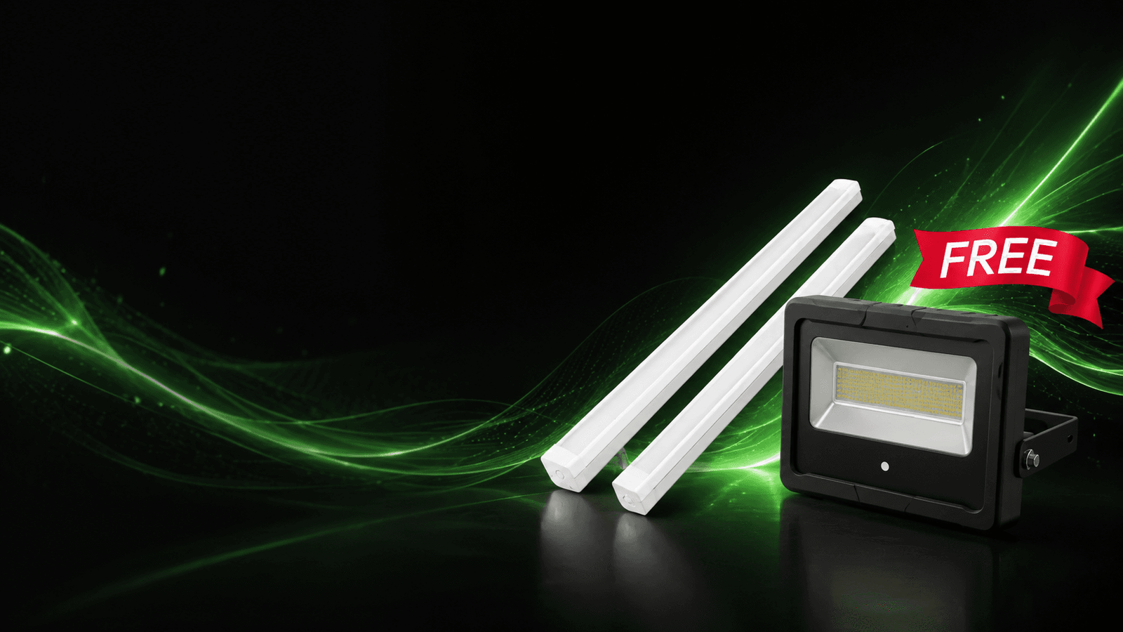 Free LED lighting upgrade with commercial LED battens and flood light in Melbourne under VEU