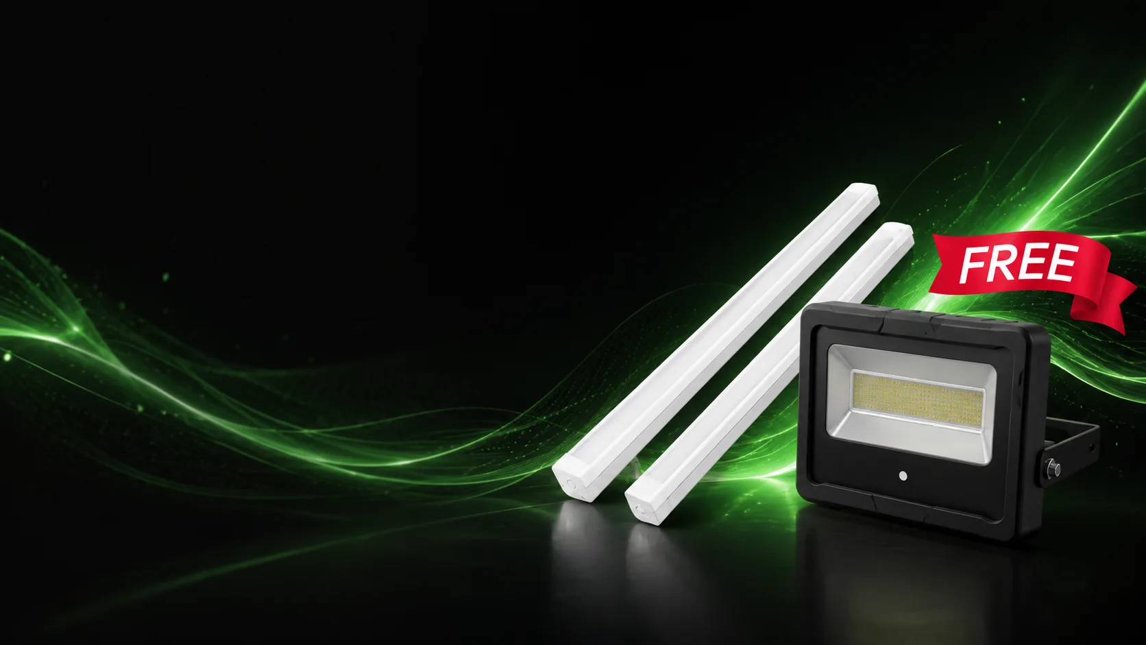 Free LED lighting upgrade with commercial LED battens and flood light in Melbourne under VEU